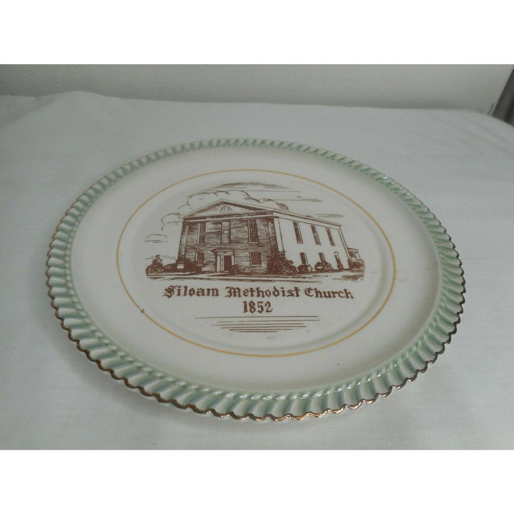 Commemorative Souvenir Plate Siloam Methodist